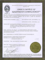 American DOT certificate from GUANGZHOU XURI AUTOMOBILE GLASS CO.,LTD