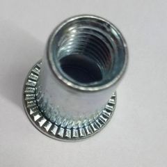 Mild Steel Insert Nut Shape Round Diameter 8mm Usage Furniture Surface Finishing Polished Material Durable Mild Steel, Mild Steel - Image 2