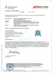 TUV Certificates certificate from Sichuan Zhonghongda Technology Co., Ltd.
