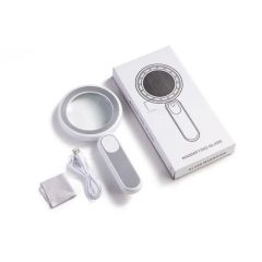 21 LED Handheld Magnifier Reading Lens Magnifying Glass - Image 3