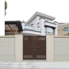Store Front Sliding Iron Main Cheap Solid Iron Doors with Automatic Opening Pattern - Image 3