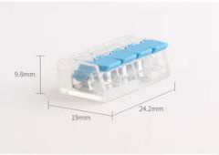 Lever Nuts, Lever Splice Connector 221 Series, Connection Clamp with Levers, Electrical Wire Block Connector, Cable Terminal, 221-414 Pct-414 Terminal Block - Image 3
