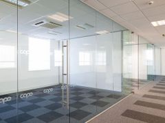 Transparent Frameless Glass Partitions, For Office Color Transparent Size/Dimension Any Design Plain / frosted Usage/Application - Image 1