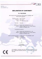 CE of C-77/90/120 Plate compactor certificate from Ningbo Ace Machinery Co., Ltd.