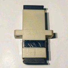 SC SC Beige Fibre Optic Adapter Color Beige Pin Type SC SC Material Plastic Number of Pins 2 Wavelength 1200 nm Connector Type - Image 1
