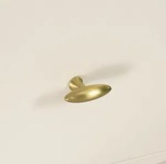 Oval Shape European Style Pure Copper Wardrobe Door Handle Pull - Image 6