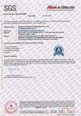 SGS certificate certificate from ZHENGZHOU MEINTE INSTRUMENT CO., LTD.