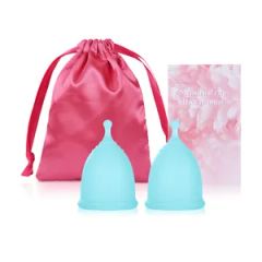 Reusable Silicone Menstrual Cups - 2PCS for Ultimate Protection - Image 1