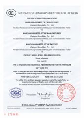 certificate certificate from RITSCHER INTERNATIONAL LIMITED