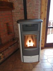 Wood Pellet Stove HP50S-White 2,200 sq. ft. Pellet Stove with a 47-lb Hopper in White – product photo 3, product detail gallery