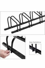 Steel Floor Mount Bicycle Rack for 5 Cycles Foldable No Material Steel Load Capacity 15 kg Rack Type Front Rack Mount Location - Image 2