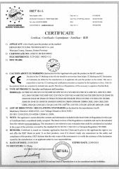 CE certificate from Henan Huihe Machinery Equipment Co.,Ltd.