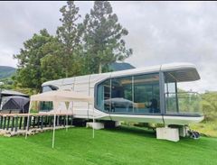 Luxury Space Capsule House – Prefabricated Modular Glass Pod Home - Image 2