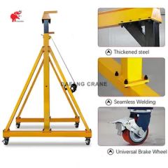 Adjustable Height Small Mini Portable Mobile Gantry Crane 5 Ton - Image 4
