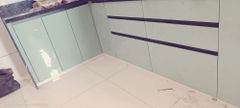 Acrylic Modular Kitchen Appearance German Material Aluminium Finish Type Polished Kitchen Design U-Shape Maintainence Dry - Image 3