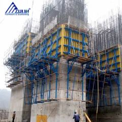 Steel Wood Construction Forms Doka Climbing Formwork Origin China Trademark ZULIN Certification ISO Specification Q235 Material Steel - Image 5