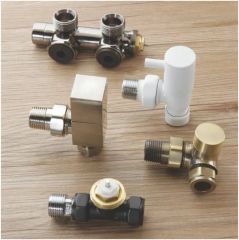 15mm Angle Radiator Valve White Paint Origin China HS Code 8481804090 Model NO. RV1511-WP Trademark COMFORT / OEM Production Capacity 100000000 - Image 2
