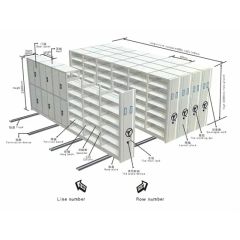 High Density Mobile Filing Systems Mobile Shelving Unit - Image 6