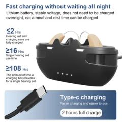 Free Sample 2024 New OTC Cheap Ric Hearing Aids Bluetooth Digital Programmable Rechargeable Ric Hearing Aid - Image 3