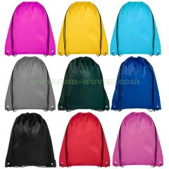 Advertising Promotional Non-Woven Sports Gym Backpack Drawstring Bag - Image 2