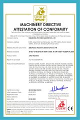 CE certificate certificate from Shandong YIKE CNC Machine Co., Ltd.