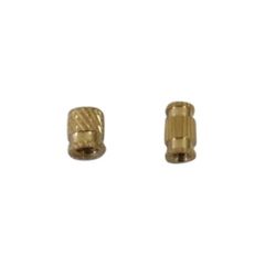 Golden Polished Brass Threaded Inserts, Packaging Type: Packet - Image 1