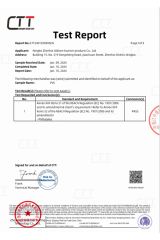 Certificates certificate from Ningbo Aidisen Tourism Products Co., Ltd