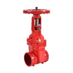 Fire & Industrial Water Control Z81X Ductile Iron Fire Protection Grooved Rising Stem Gate Valve Quick Install, ISO (Fits Check/Ball/Butterfly Valve Systems) - Image 6