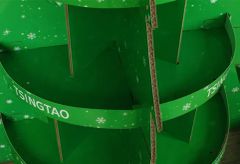 Cardboard Decorative Christmas Tree Stand, Christmas Decoration - Image 5