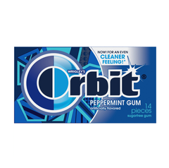 Orbit Peppermint Sugar Free Chewing Gum Grade Top Type Chewing Gum Packaging Compact Max. Moisture (%) 5 Sugar Content Sugar-free - Image 1