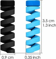 Silicone Spring Cable Protector, 4 Channels Color Any Shape Round Length 1.5 m Weights 50 Grams Packaging Type Box No of Channels 4 - Image 6