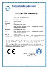 CE certificate from Spacedragon Tattoo Needle Co., Ltd