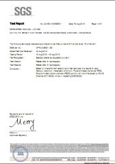 Test Report of PLA 3D filament certificate from Guangzhou Yousu3D Technology Co., Ltd.