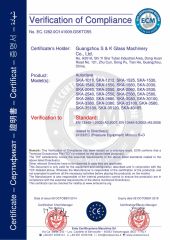 Autoclave certificate from Guangzhou S&K Glass Machinery Co., Ltd.