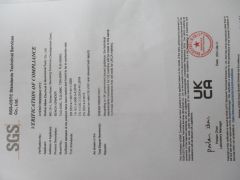 UKCA Certificate certificate of Weihai Allwin Electrical & Mechanical Tech Co., Ltd. – certificate photo, supplier certificates section