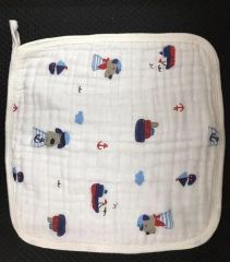 Cotton Baby Feeding Cloth Custom Printed Handkerchiefs - Image 2