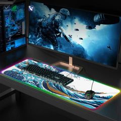 Customizable Size Mouse Pad Computer Accessories RGB LED Large Gaming Mouse Pad - Image 2