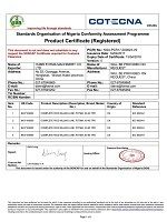 PC Certificate certificate of Hubei Fotma Machinery Co., Ltd. – certificate photo, supplier certificates section