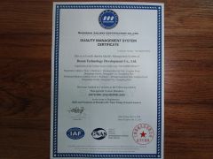 R&D and production of brushless DC water pumps certificate from Dongguan DESUN Electronic Technology Co., Ltd