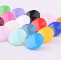 Resin Plastic Snaps Buttons Teal for Baby Bib Cloth Diaper - Image 2