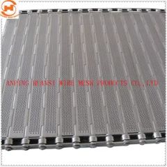 Metal Conveyor Chain Plate Slat Steel Hinged Belt - Image 3