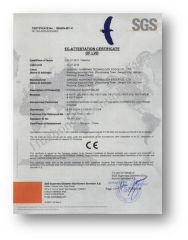 CE certificate from Jiangsu Huahong Technology Stock Co., Ltd.