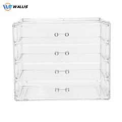 Large Four Drawer Transparent Acrylic Multilayer Drawer Cosmetic Storage Box Desktop Jewelry Storage Box - Image 4