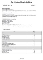 Australian Pink Clay Mask COA certificate from Guangzhou Aixin Cosmetic Co., Ltd.