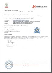 BV Verification certificate from Guangdong Huajian Medicine Instruments Co., Ltd.