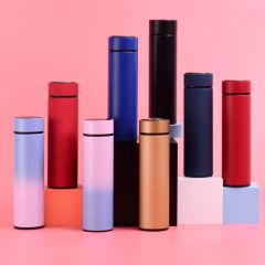 17oz 500ml Water Bottles Double Wall Hot Cold LED Digital Display Sport Insulated vacuum Stainless Steel Flask - Shanghai Karry Industrial Co., Ltd.