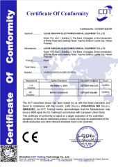 Dryer CE certificate from Luohe Xingdian Electromechanical Equipment Co., Ltd.