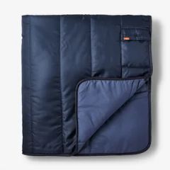 Waterproof Windproof Down Foldable Portable Hooded Design Camping Warmth Quilted Dual Use Poncho Blanket - Ningbo Xio Chic Fashion Co., Ltd