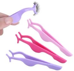 Colorful Plastic Eyelashes Extension Tweezers Multi-Function Makeup Tools - Image 3