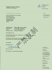 CE3 certificate from Euro-Tek Industrial Co., Ltd.